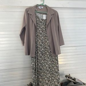 Sun dress with jacket